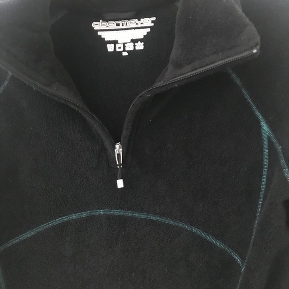 Cozy black quarter zip fleece - Picture 3 of 3